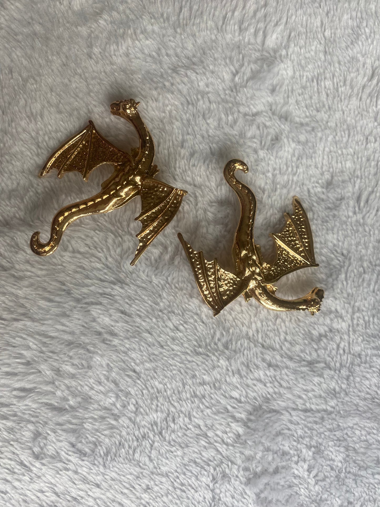 Gold Dragon Hair Clips