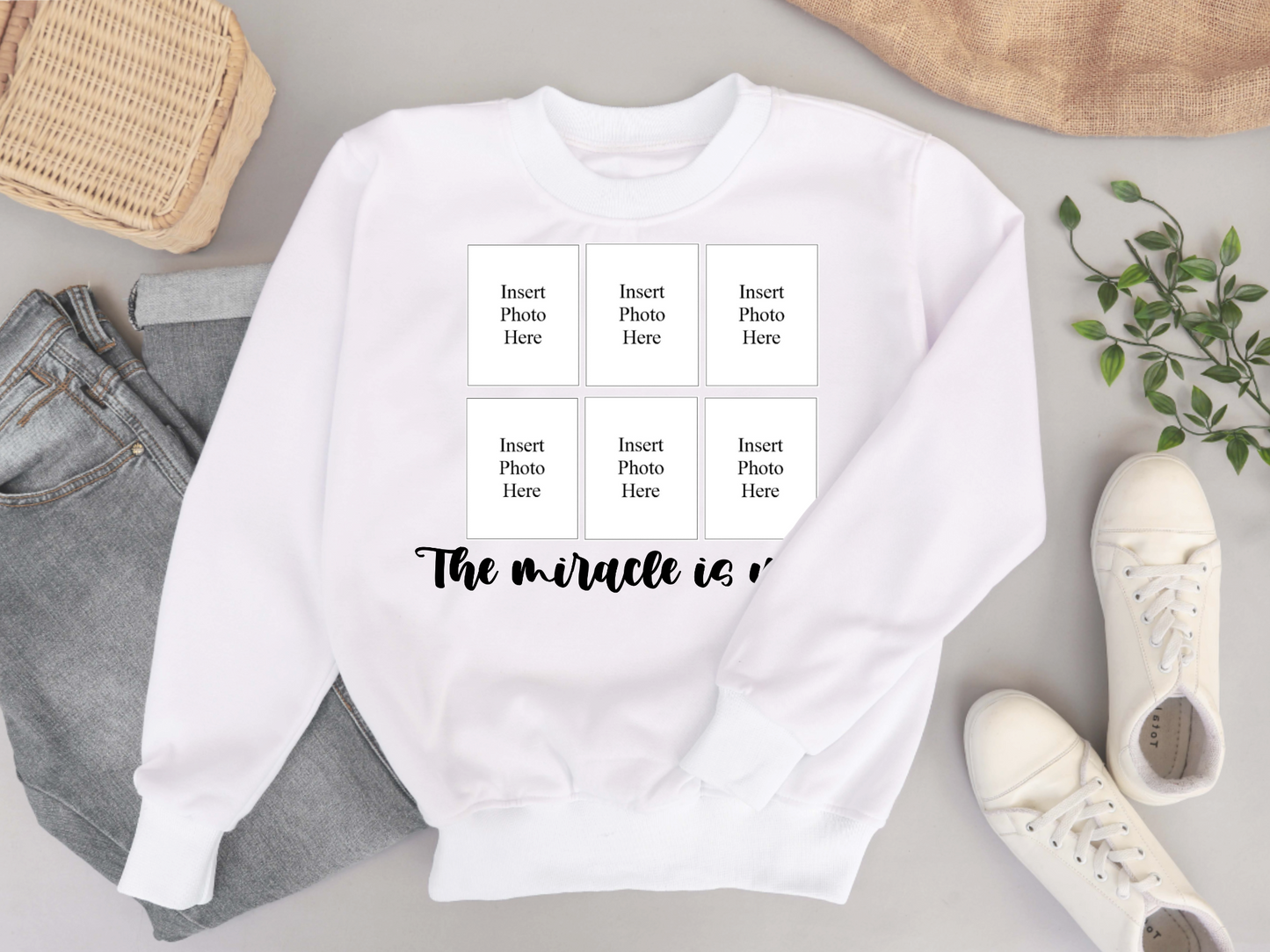 Miracle Custom Crewneck Sweatshirt