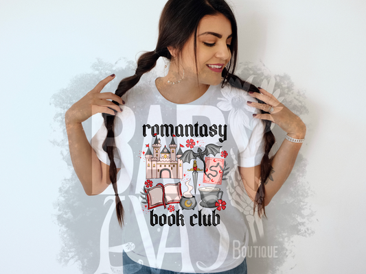 Romantasy Book Club Tee