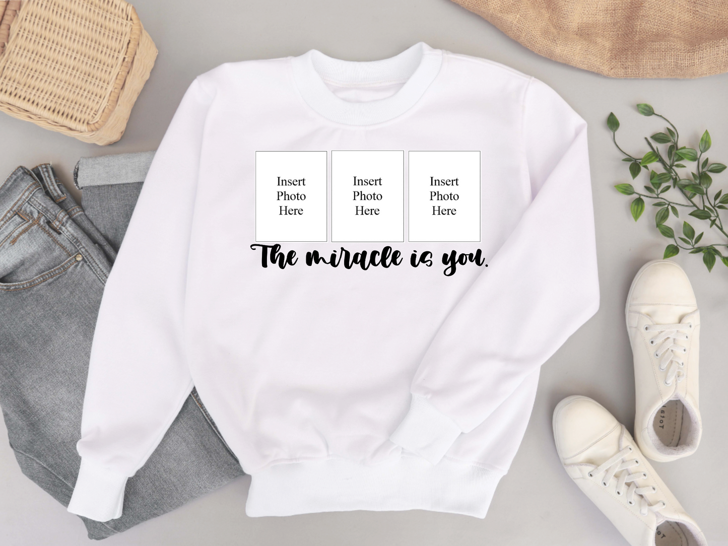 Miracle Custom Crewneck Sweatshirt