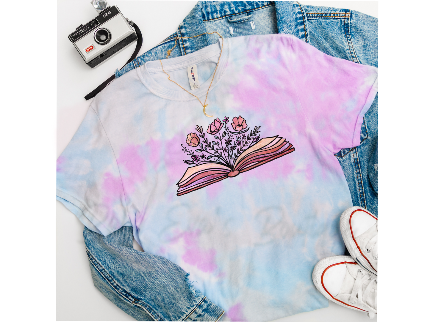 Watercolor Book Tee